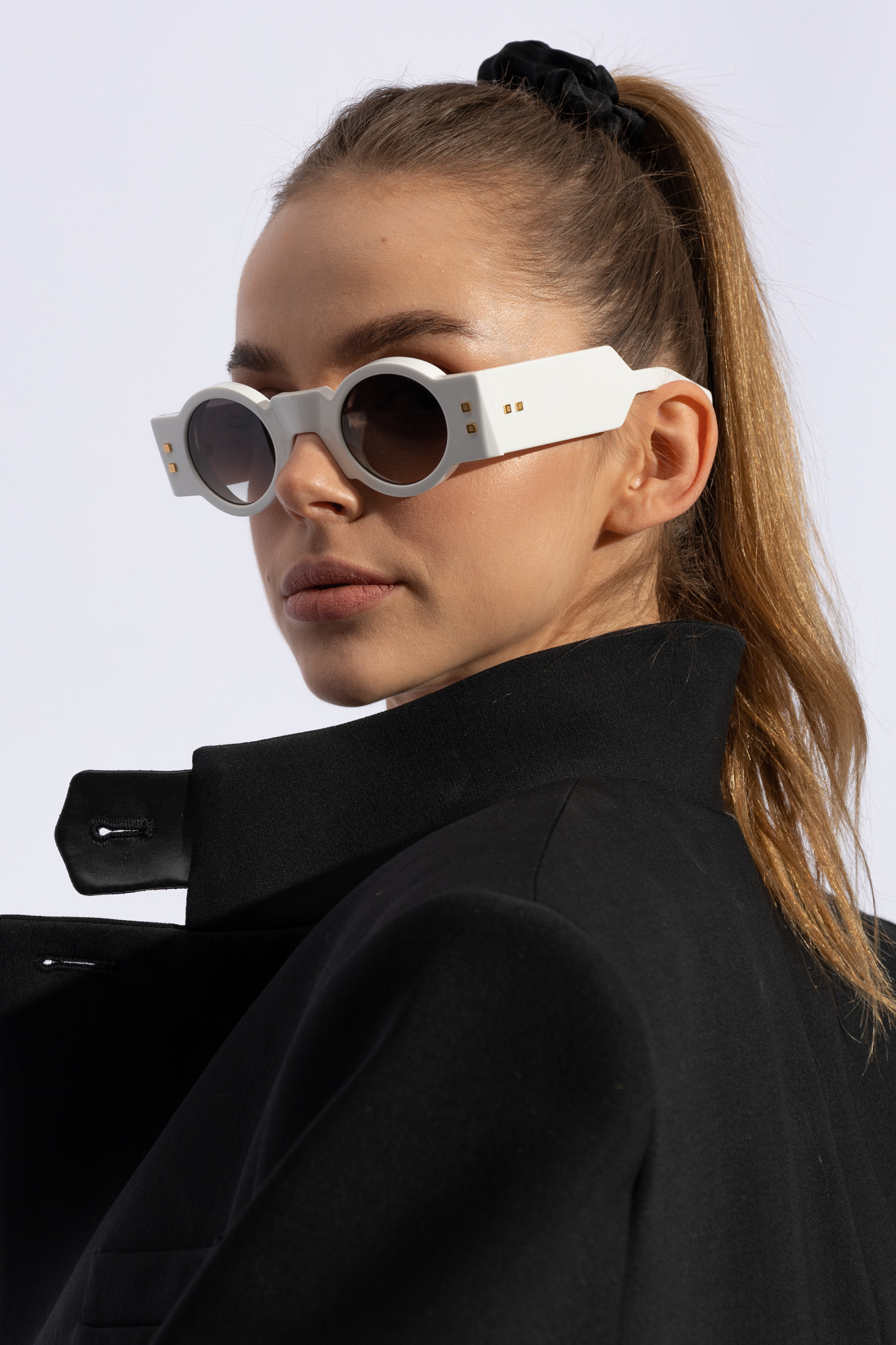 【送料&関税込】Balmain Olivier - White Sunglasses Balmain - Olivier (White | Gold) – Good See Co.
